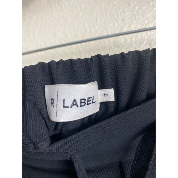 The Reset R Label Womens Black Elastic Waist Trouser Pants Size Medium career - Picture 4 of 16
